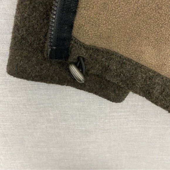 Marks & Spencer St. Michael Wool Blend Sweater Jacket Mens Large Zipper Fleece - Picture 6 of 11